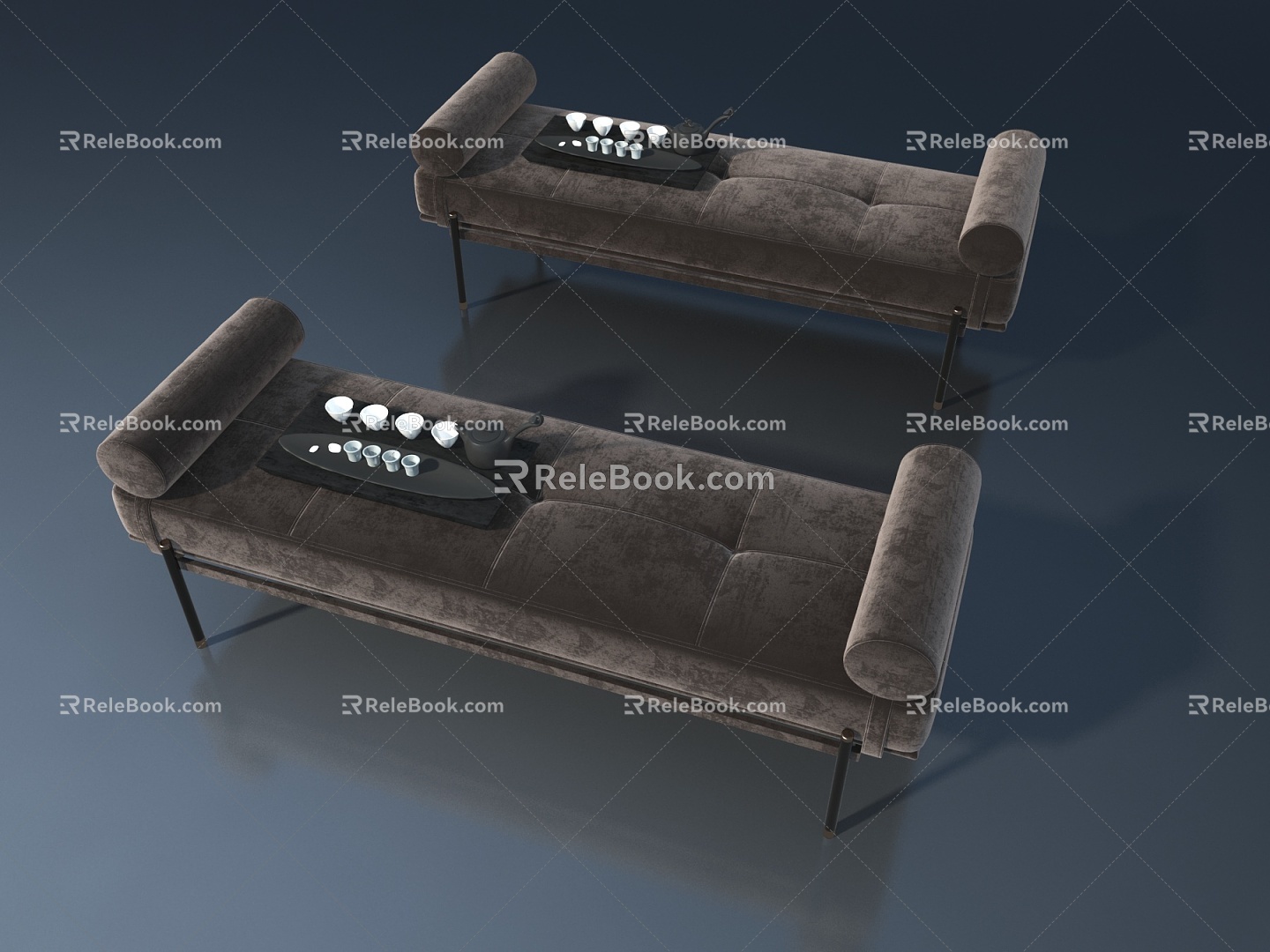 Bed Ornaments 3d model