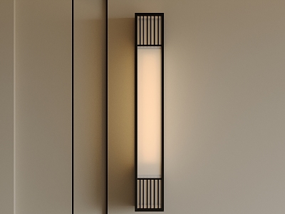 New Chinese Wall Lamp 3d model