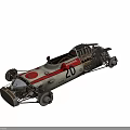 Vintage Racing Car With Number 20 Bridgestone Logo And Red Stripes
