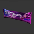 TRENTOVERSE Colour Burst Delicious Candy Bar With Vibrant Purple Pink Packaging 32g