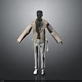 Stylish Light Colored Jacket With White Pants And White Shoes Fashion Outfit