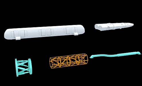 Spaceship Aircraft Science Fiction 3d model