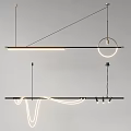 Modern Pendant Light Designs With Sleek Metal Frames And Geometric LED Illumination