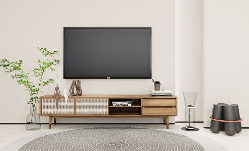 Nordic TV cabinet 3d model