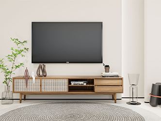 Nordic TV cabinet 3d model