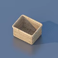 Woven Square Storage Basket Ideal for Organizing Household Items in Daily Use