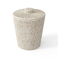 Woven Storage Baskets With Lids Natural Brown Gray For Home Decor Organization