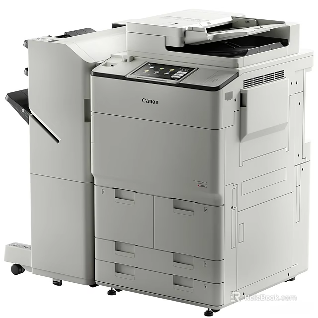 High Performance Canon Multifunctional Office Appliance Printer Copier Scanner for Workplace Use 3d model 