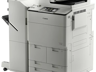 High Performance Canon Multifunctional Office Appliance Printer Copier Scanner for Workplace Use 3d model