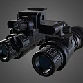 Industrial Night Vision Binoculars With Dual Lens High Definition Optics And Adjustable Knobs