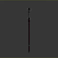 Ancient Fantasy Weapons Including Axes Hammers Spears Swords With Red Handles And Metal Heads