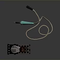 Professional Electric Soldering Iron With Stand Spring And Power Cord Accessories