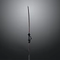 Traditional Weapon Sword With Decorative Hilt And Sharp Metal Blade Design