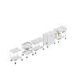 Hospital Trolley Collection Featuring Wheeled Medical Carts With Storage Shelves And Drawers