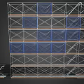 scaffolding ladder tripod industrial equipment 3d model