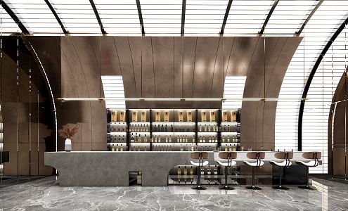 The Modern Bar 3d model