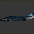 Dark Blue Military Fighter Jet With Sleek Body And Number 718 Design