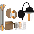 Wall lamp decorative lamp working condition lamp outdoor lamp 3d model