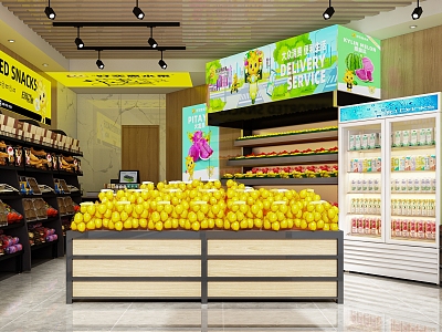 Fruit Store Fruit Supermarket model