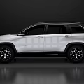 Silver Modern SUV Car With Sleek Exterior Design And Alloy Wheels