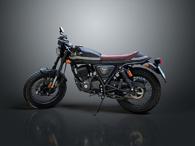 Motorcycle two-wheeled motorcycle off-road motorcycle road race motorcycle motor vehicle transport 3d model