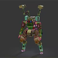 Modern Robot Warrior Robocop 3d model