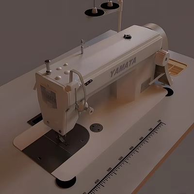 electric sewing machine sewing machine 3d model