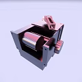 Honneywell servo motor for air and gas controller of tunnel kiln 3d model