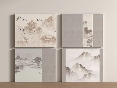 New Chinese soft bag 3d model
