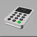 NewPos White Payment Terminal With Numeric Keypad Red Cancel And Green Confirm Buttons