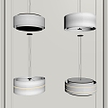 Modern Chandelier Round Small Chandelier 3d model