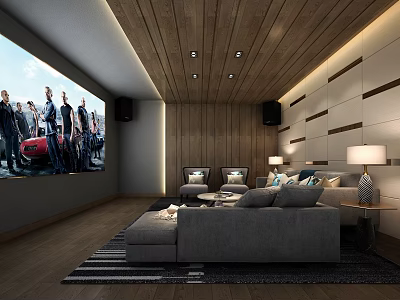 Modern Shower Sauna Space With Wooden Panels And Relaxation Steam Facility Design 3d model