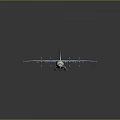 Large Modern Passenger Plane With White Body Blue Red Accents Four Engines And Wide Wings