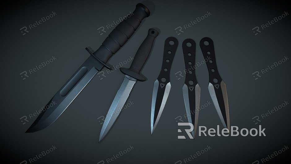 Weapon Knife Pack model