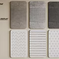 Square Carpets Display with Various Patterns Textures and Colors for Home Decoration