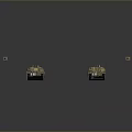 Detailed Military Tank Models Display With Weapon Parts And Control Panels