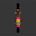 Unique Modern Yellow And Pink Motorcycle With Black Tires And Kart Design