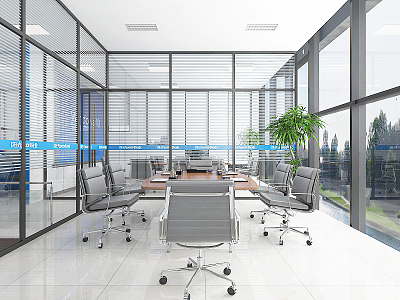 Modern Meeting Room Property Center model