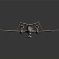 Space Shuttle Model with Camouflage Design and Twin Engines for Aerospace Enthusiasts