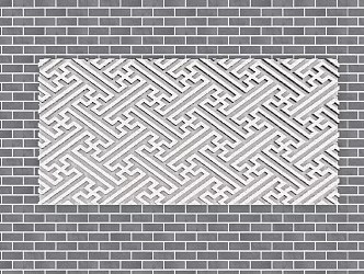 Imitation stone paint 3d model