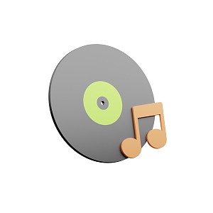 record vinyl record music record 3d model