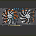 NVIDIA Graphics Computer Display Card Game Card Game Graphics 3 Graphics 3 Accelerator Card 3d model