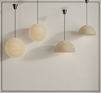 Pendant lamp combination 3d model