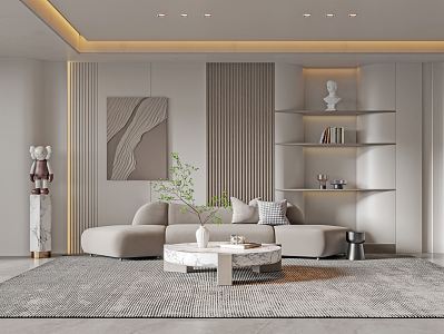 The Silent Living Room 3d model