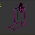 Sturdy Metal Frame Fitness Equipment Pull Up Station With Seated Support