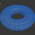 Golden Circular Decorative Household Accessory With Intricate Openwork Pattern Design