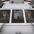 Military Gray Helicopter With Multi Rotor System And Detailed Fuselage Design