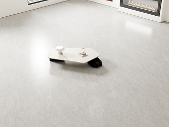 light gray floor tile marble floor 3d model