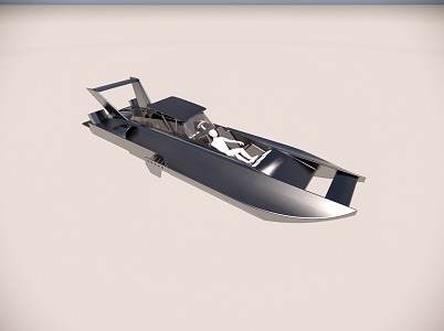 Luxury Speedboat 3d model