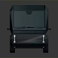 Modern Household Supplies Transport Vehicle With Solar Panels And Goingtomorrow Design